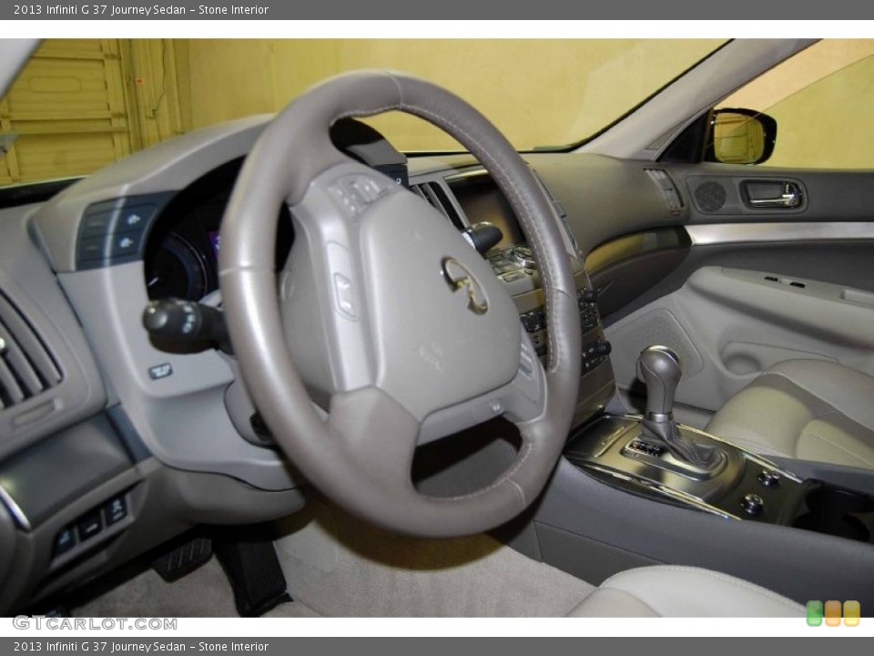 Stone Interior Steering Wheel for the 2013 Infiniti G 37 Journey Sedan #86542932