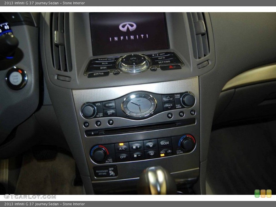 Stone Interior Controls for the 2013 Infiniti G 37 Journey Sedan #86543214