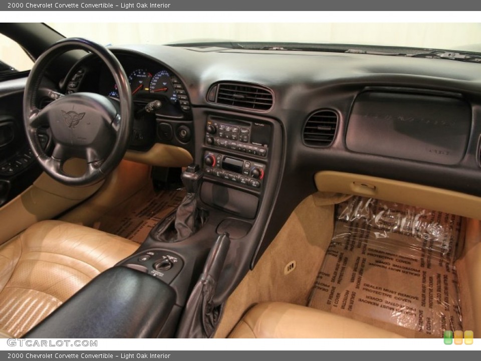 Light Oak Interior Dashboard for the 2000 Chevrolet Corvette Convertible #86545104