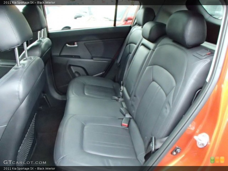 Black Interior Rear Seat for the 2011 Kia Sportage SX #86548212
