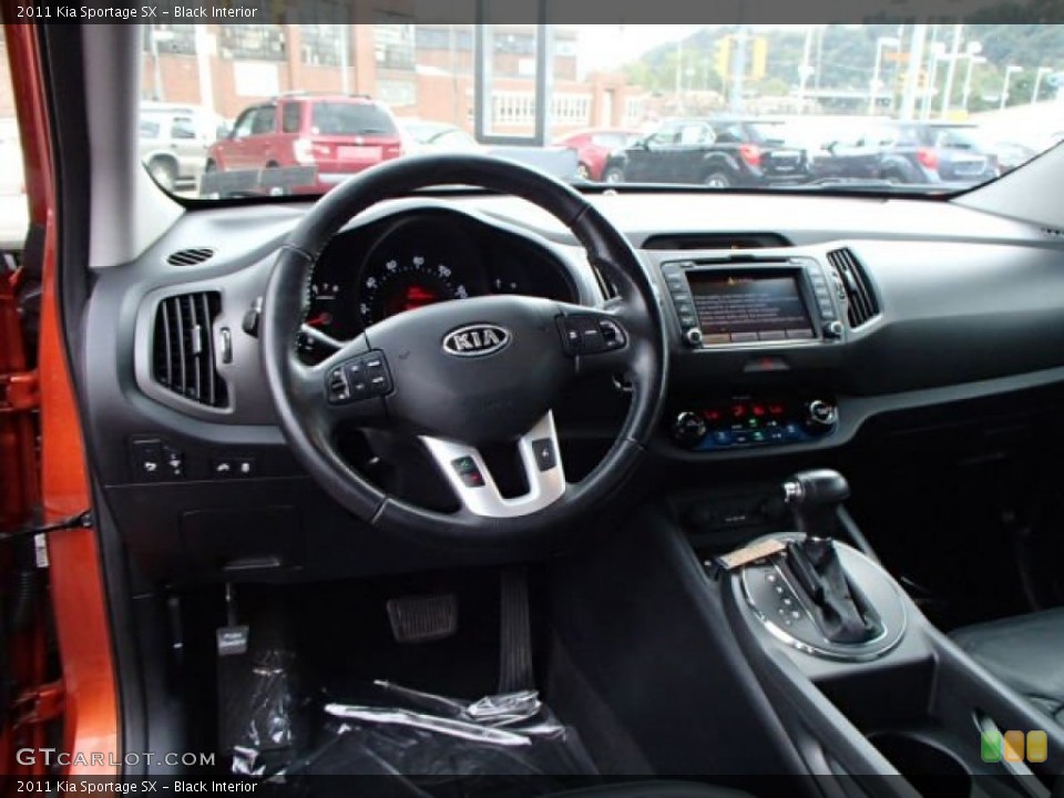 Black Interior Dashboard for the 2011 Kia Sportage SX #86548257