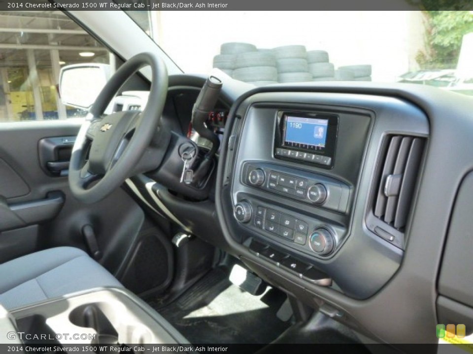 Jet Black/Dark Ash Interior Controls for the 2014 Chevrolet Silverado 1500 WT Regular Cab #86551296