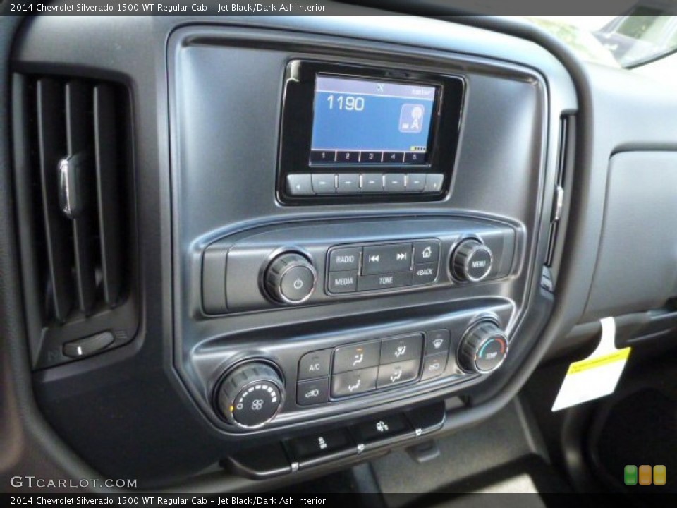 Jet Black/Dark Ash Interior Controls for the 2014 Chevrolet Silverado 1500 WT Regular Cab #86551632