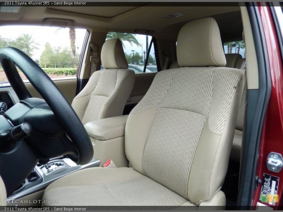 Sand Beige Interior Front Seat for the 2011 Toyota 4Runner SR5 #86553791