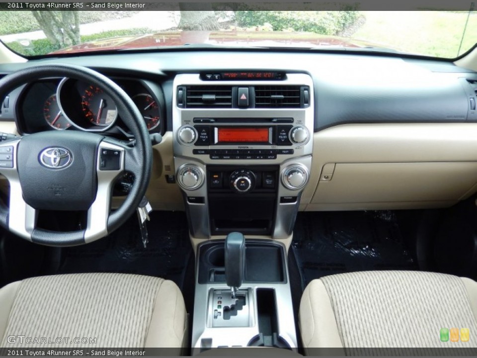 Sand Beige Interior Dashboard for the 2011 Toyota 4Runner SR5 #86553867