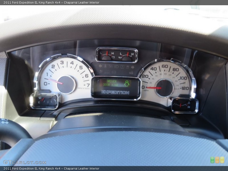 Chaparral Leather Interior Gauges for the 2011 Ford Expedition EL King Ranch 4x4 #86554029