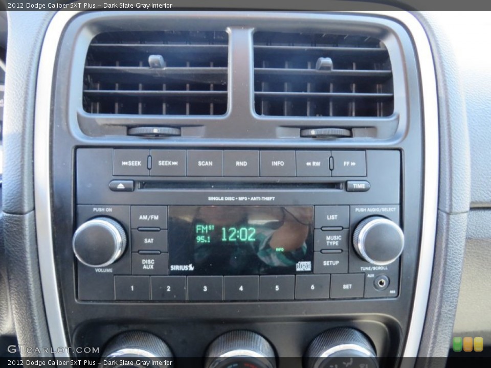 Dark Slate Gray Interior Audio System for the 2012 Dodge Caliber SXT Plus #86557401