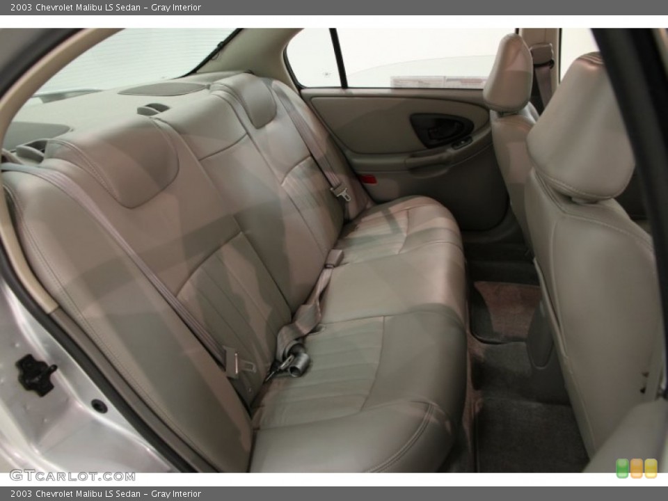 Gray Interior Rear Seat for the 2003 Chevrolet Malibu LS Sedan #86559753