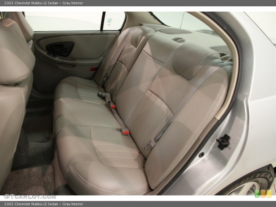 Gray Interior Rear Seat for the 2003 Chevrolet Malibu LS Sedan #86559780