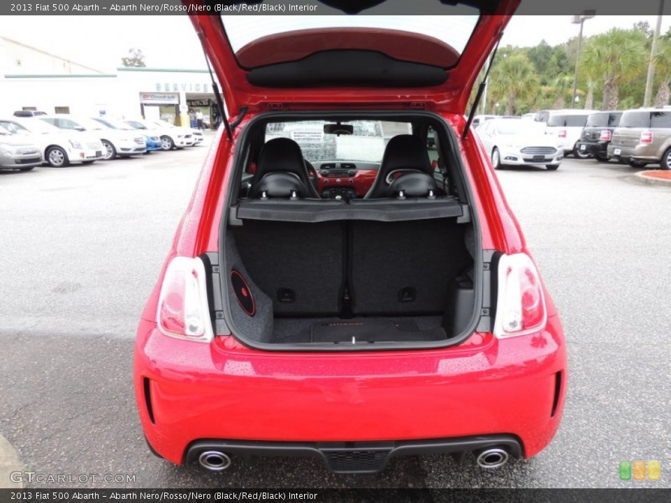 Abarth Nero/Rosso/Nero (Black/Red/Black) Interior Trunk for the 2013 Fiat 500 Abarth #86560962