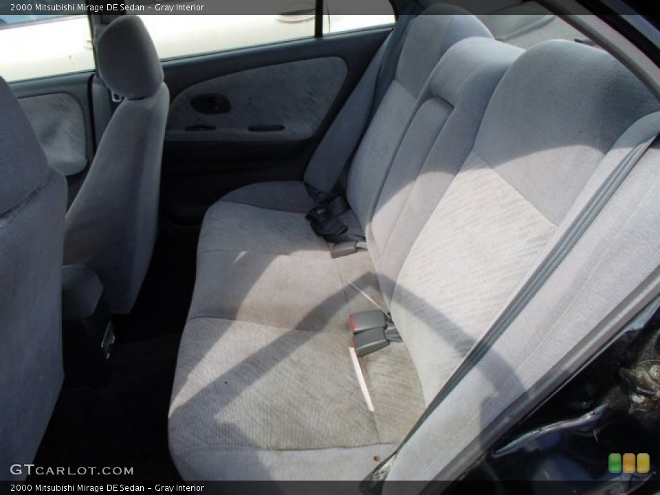 Gray Interior Rear Seat for the 2000 Mitsubishi Mirage DE Sedan #86566644