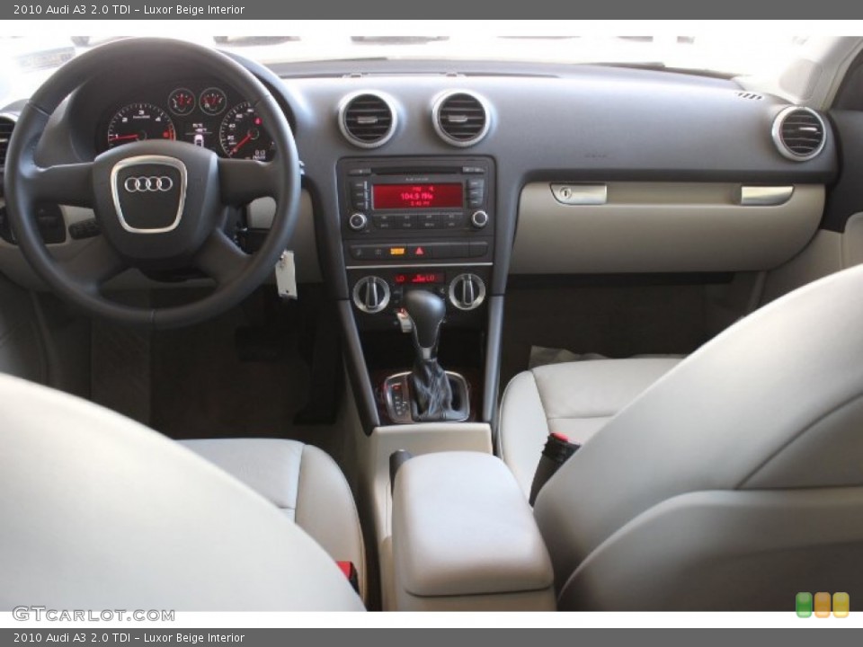Luxor Beige Interior Dashboard for the 2010 Audi A3 2.0 TDI #86568522
