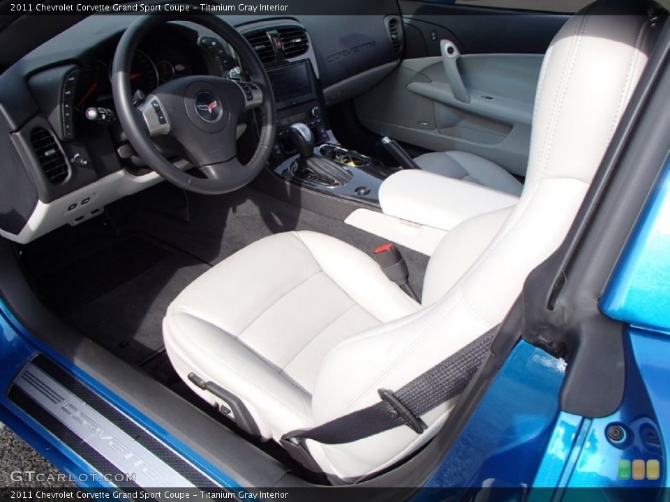 Titanium Gray Interior Photo for the 2011 Chevrolet Corvette Grand Sport Coupe #86568885