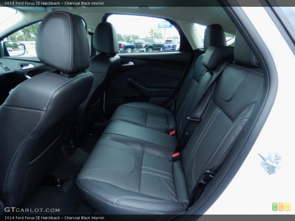 Charcoal Black Interior Rear Seat for the 2014 Ford Focus SE Hatchback #86570436