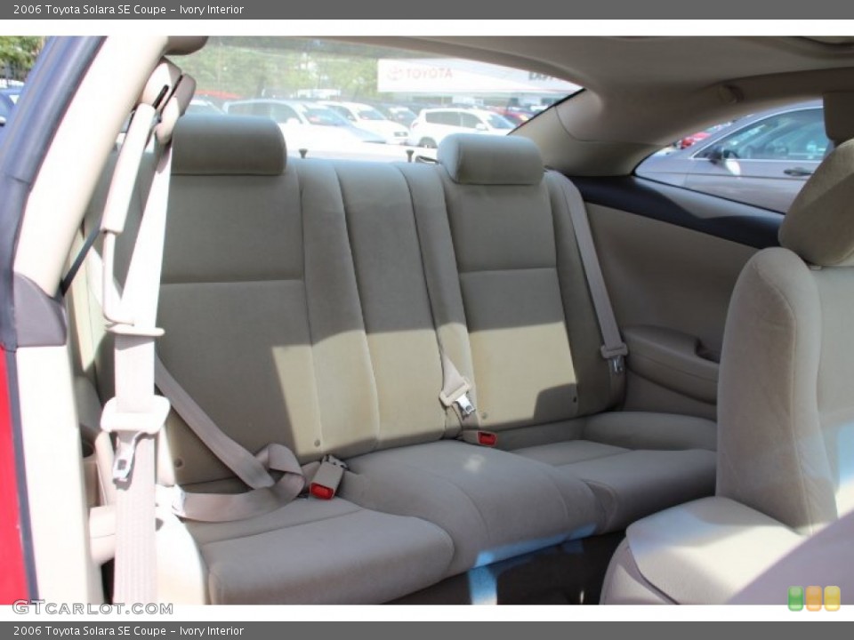 Ivory Interior Rear Seat for the 2006 Toyota Solara SE Coupe #86574462