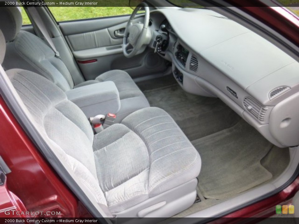 Medium Gray Interior Front Seat for the 2000 Buick Century Custom #86576189