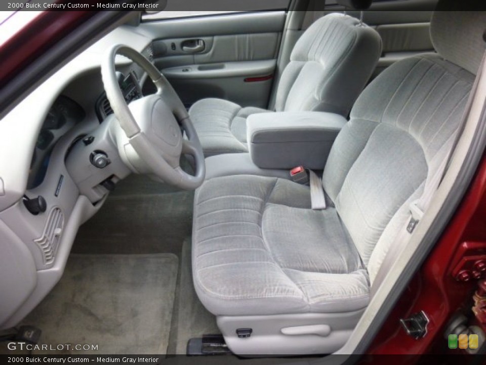 Medium Gray Interior Front Seat for the 2000 Buick Century Custom #86576295