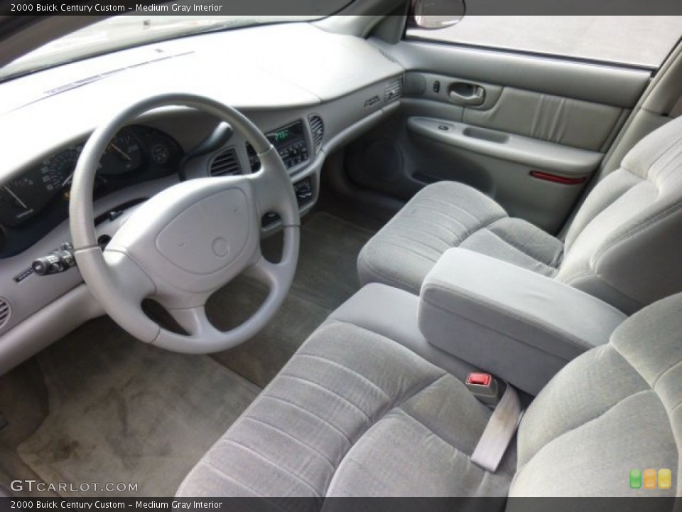 Medium Gray Interior Prime Interior for the 2000 Buick Century Custom #86576313