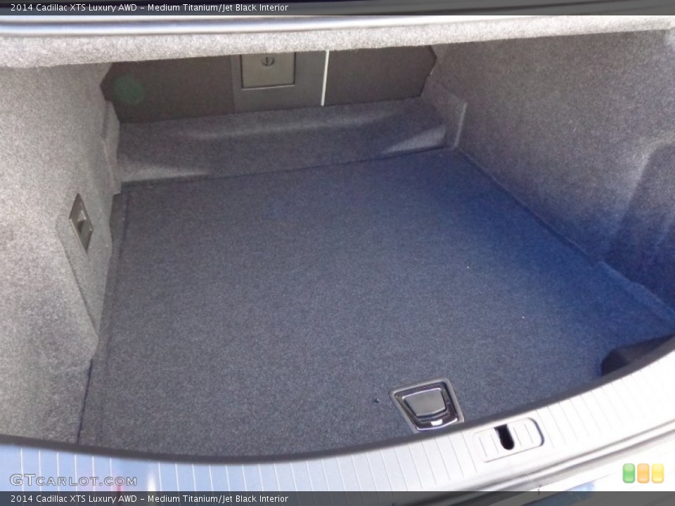 Medium Titanium/Jet Black Interior Trunk for the 2014 Cadillac XTS Luxury AWD #86576328