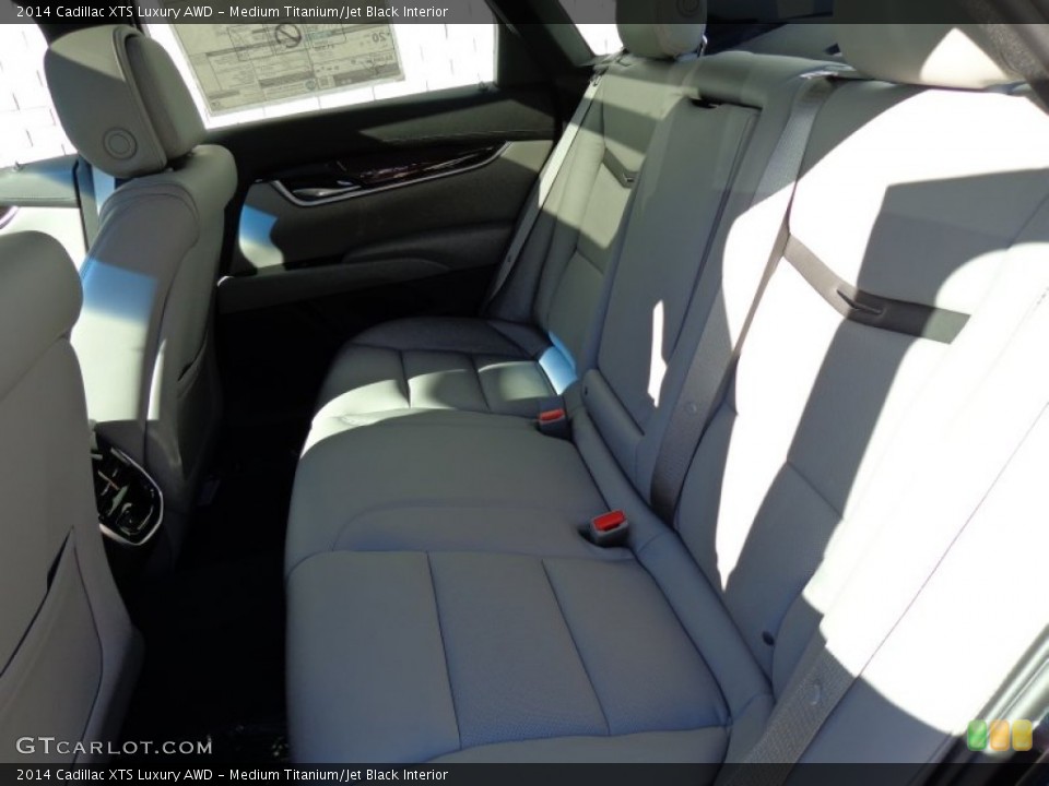Medium Titanium/Jet Black Interior Rear Seat for the 2014 Cadillac XTS Luxury AWD #86576352