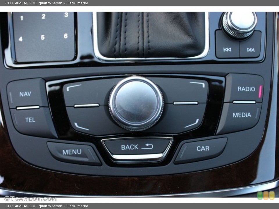 Black Interior Controls for the 2014 Audi A6 2.0T quattro Sedan #86577702