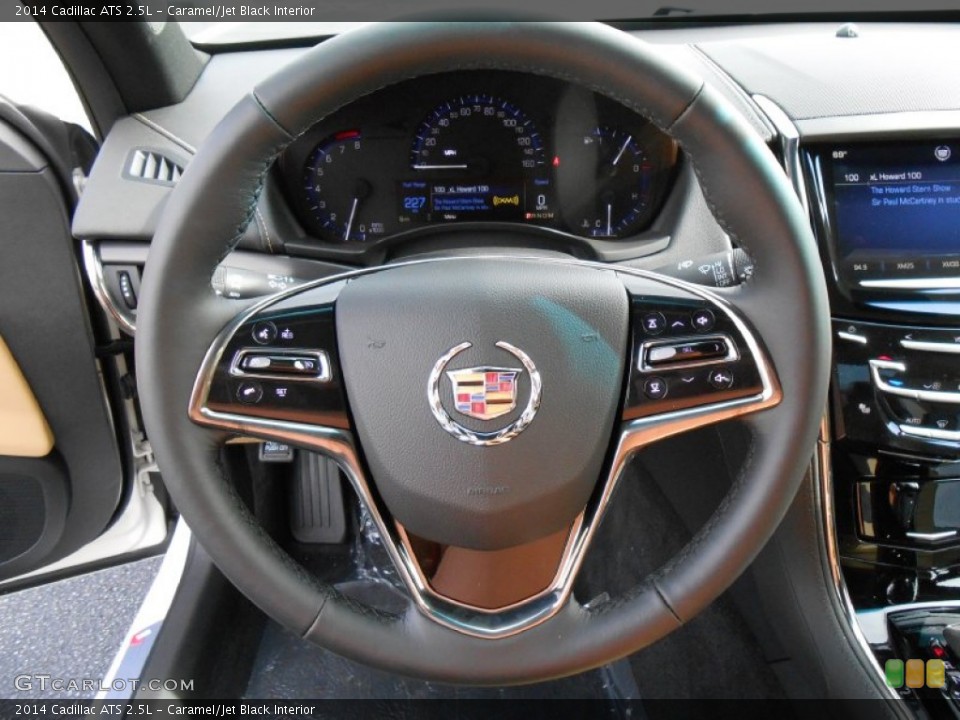 Caramel/Jet Black Interior Steering Wheel for the 2014 Cadillac ATS 2.5L #86579172