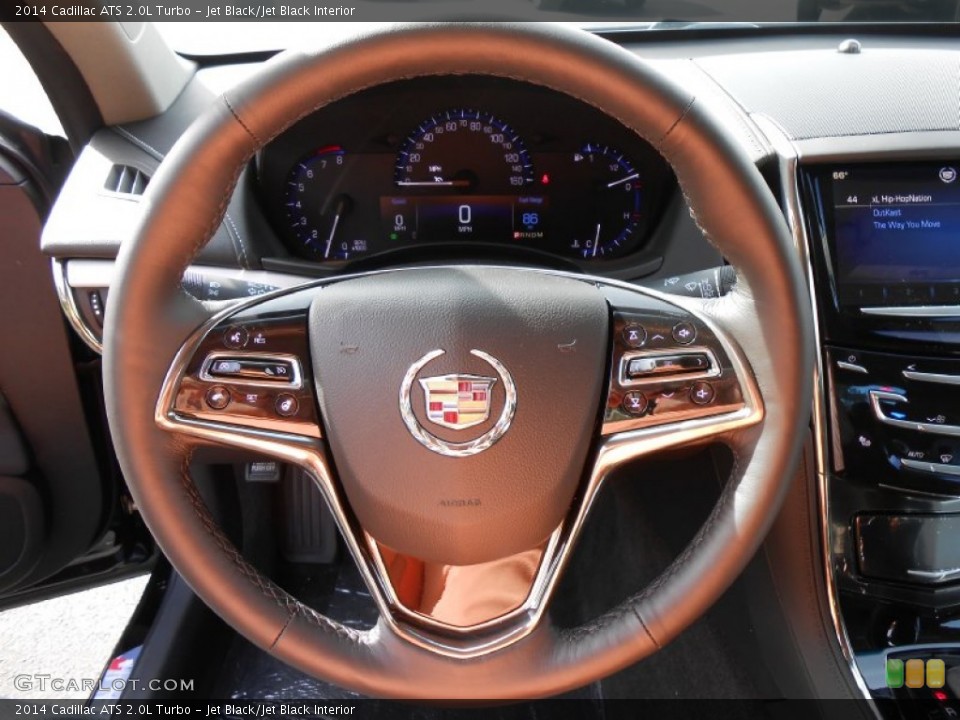 Jet Black/Jet Black Interior Steering Wheel for the 2014 Cadillac ATS 2.0L Turbo #86579562