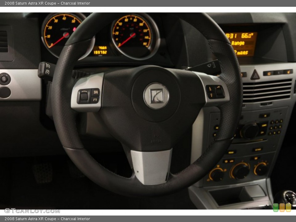 Charcoal Interior Steering Wheel for the 2008 Saturn Astra XR Coupe #86579655
