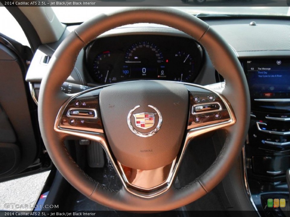 Jet Black/Jet Black Interior Steering Wheel for the 2014 Cadillac ATS 2.5L #86580723