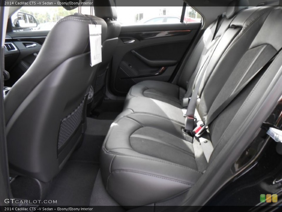 Ebony/Ebony Interior Rear Seat for the 2014 Cadillac CTS -V Sedan #86582079