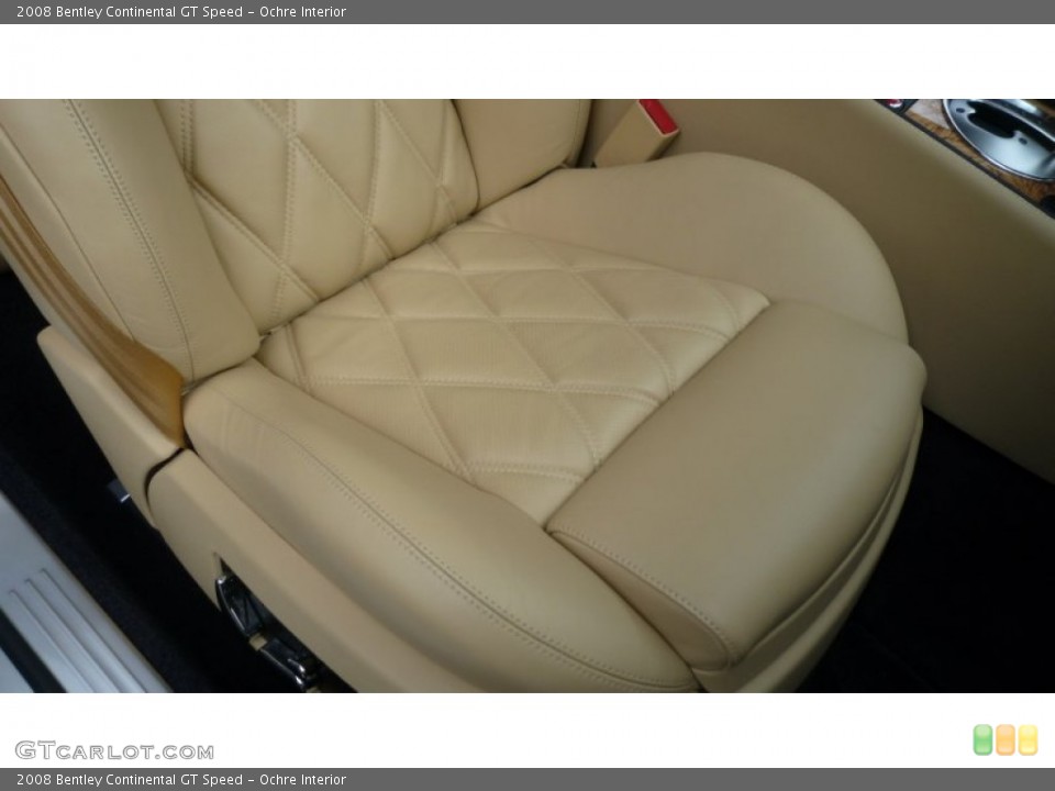 Ochre Interior Front Seat for the 2008 Bentley Continental GT Speed #86582685
