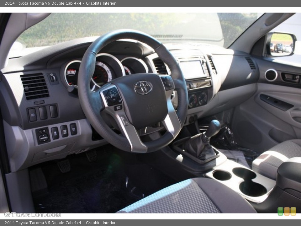 Graphite Interior Photo for the 2014 Toyota Tacoma V6 Double Cab 4x4 #86585823
