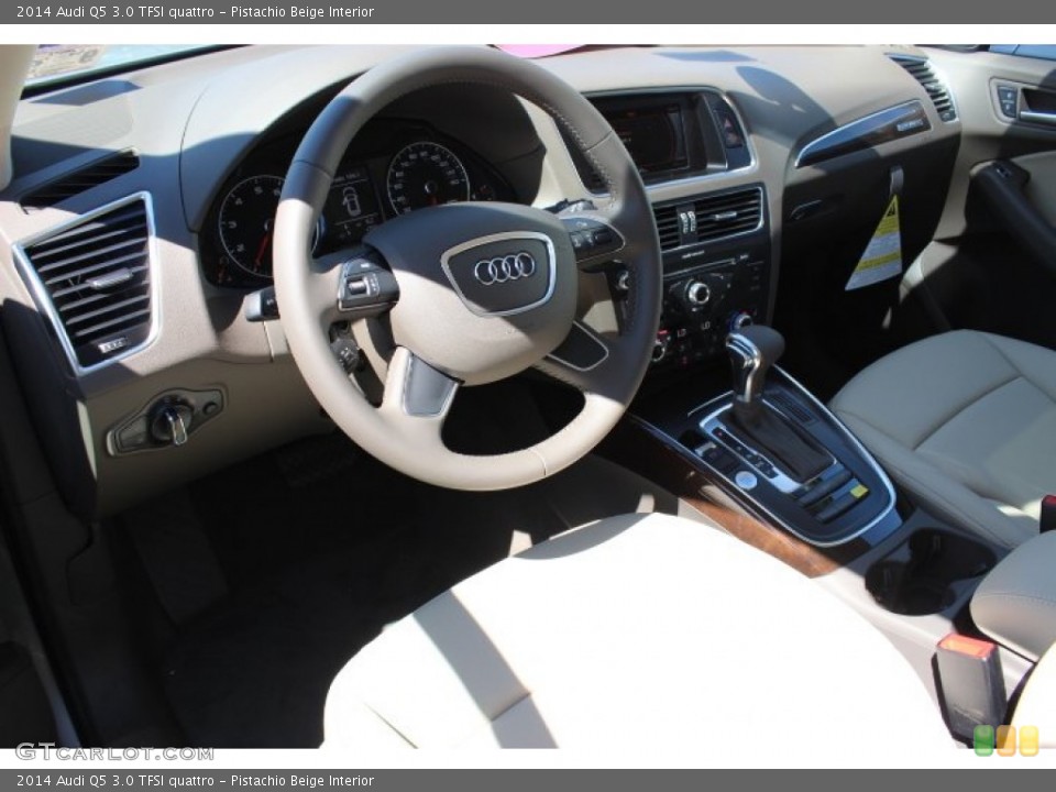 Pistachio Beige Interior Photo for the 2014 Audi Q5 3.0 TFSI quattro #86586287