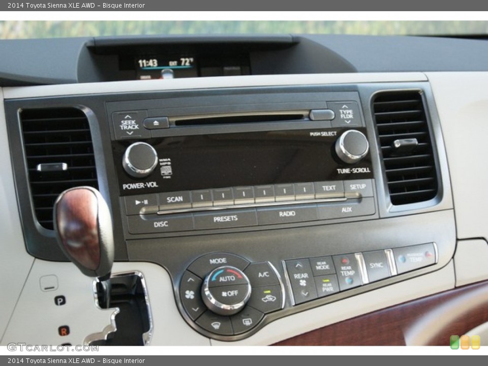 Bisque Interior Audio System for the 2014 Toyota Sienna XLE AWD #86590218