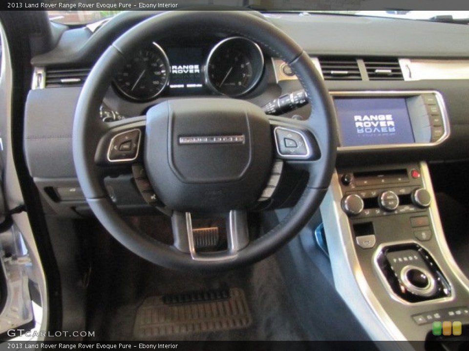 Ebony Interior Dashboard for the 2013 Land Rover Range Rover Evoque Pure #86595252