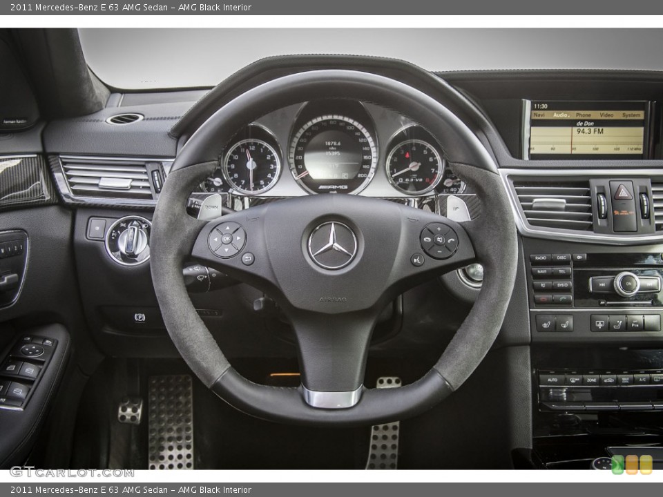 AMG Black Interior Steering Wheel for the 2011 Mercedes-Benz E 63 AMG Sedan #86597622