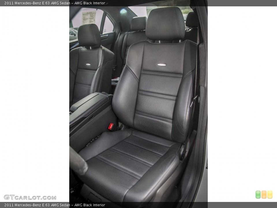 AMG Black Interior Front Seat for the 2011 Mercedes-Benz E 63 AMG Sedan #86597838