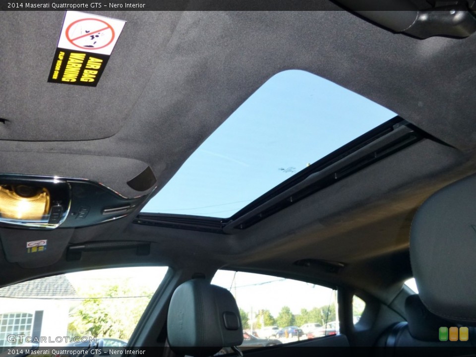 Nero Interior Sunroof for the 2014 Maserati Quattroporte GTS #86600943