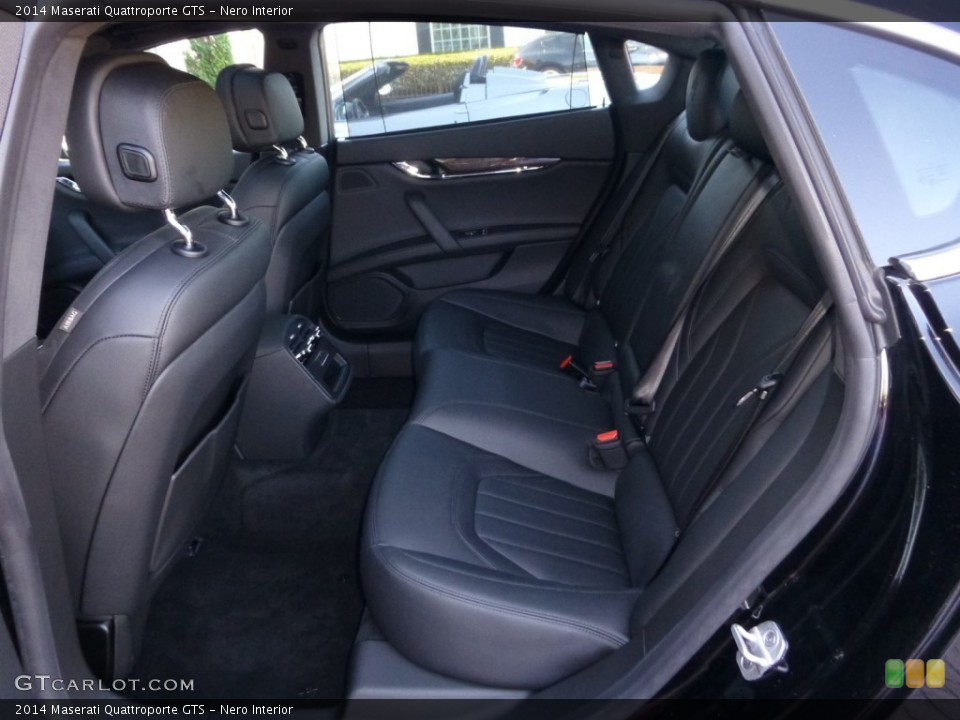 Nero Interior Rear Seat for the 2014 Maserati Quattroporte GTS #86601033
