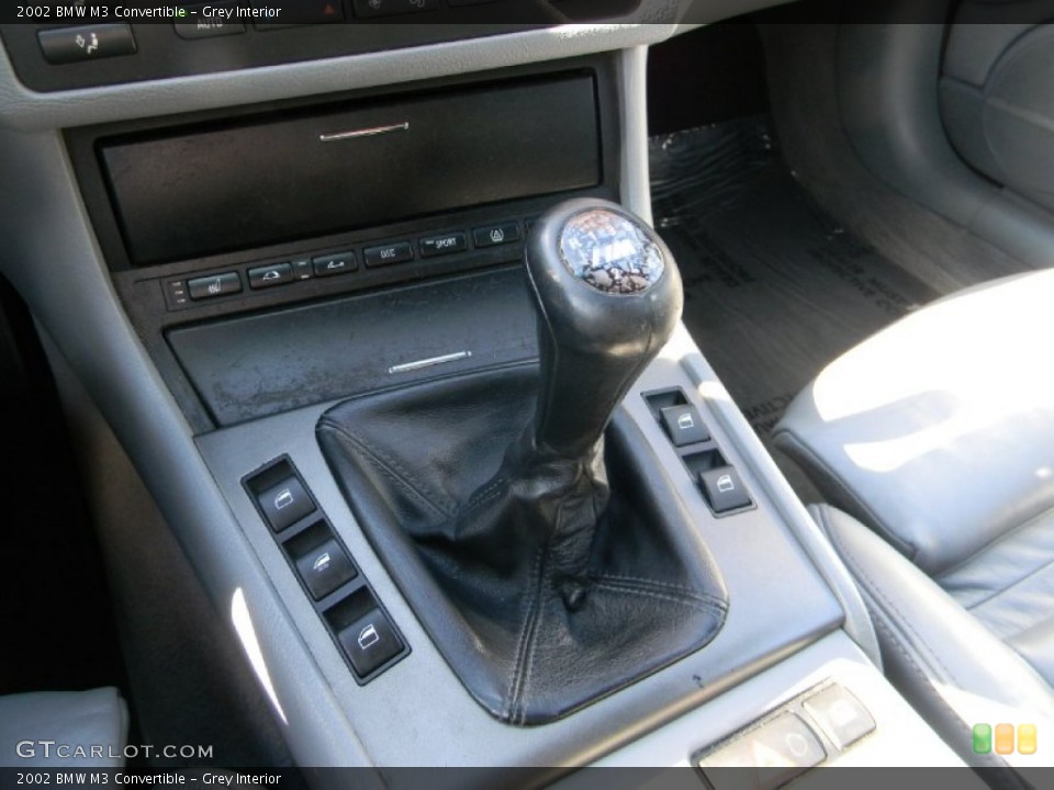 Grey Interior Transmission for the 2002 BMW M3 Convertible #86603991