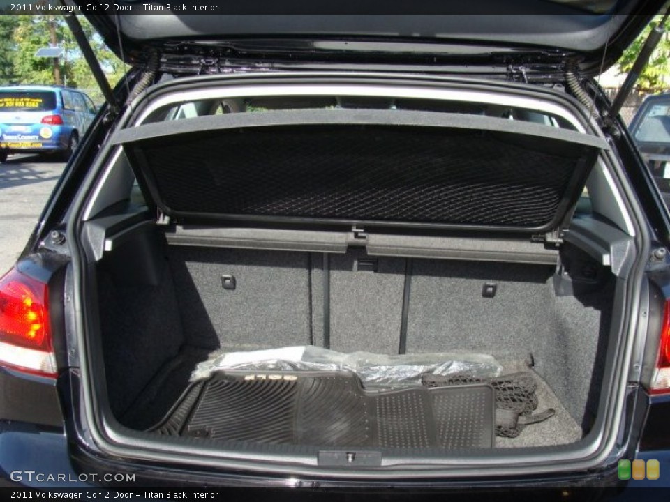 Titan Black Interior Trunk for the 2011 Volkswagen Golf 2 Door #86609223