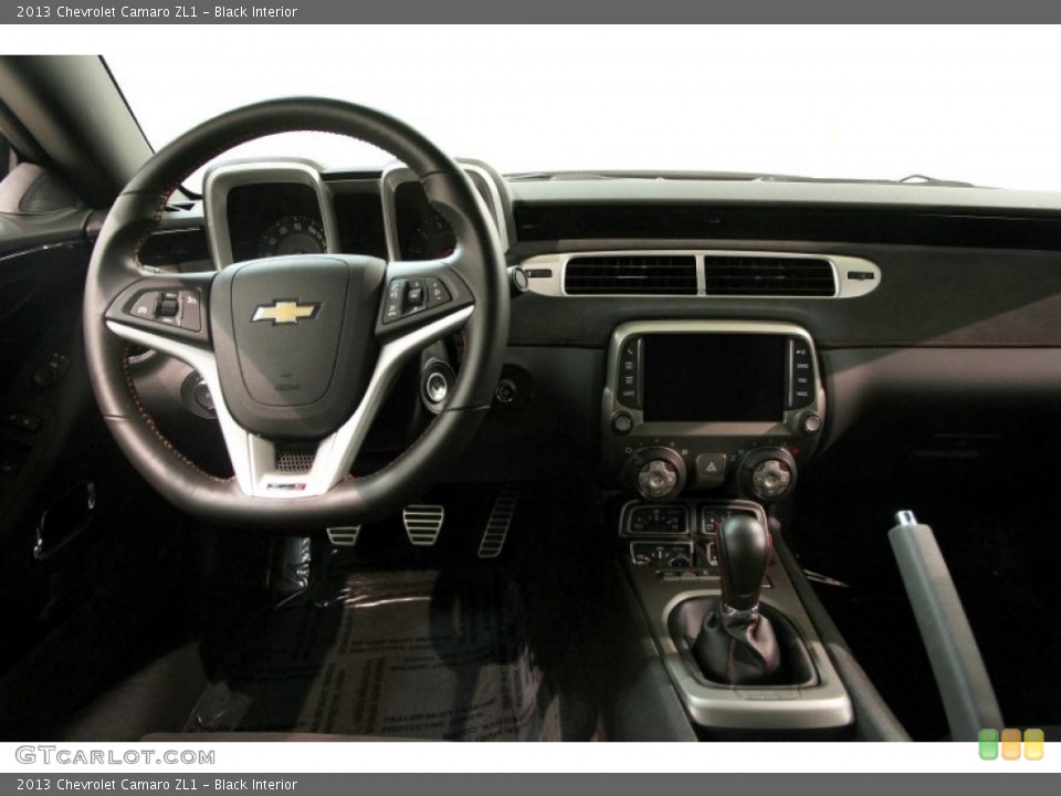 Black Interior Dashboard for the 2013 Chevrolet Camaro ZL1 #86609499