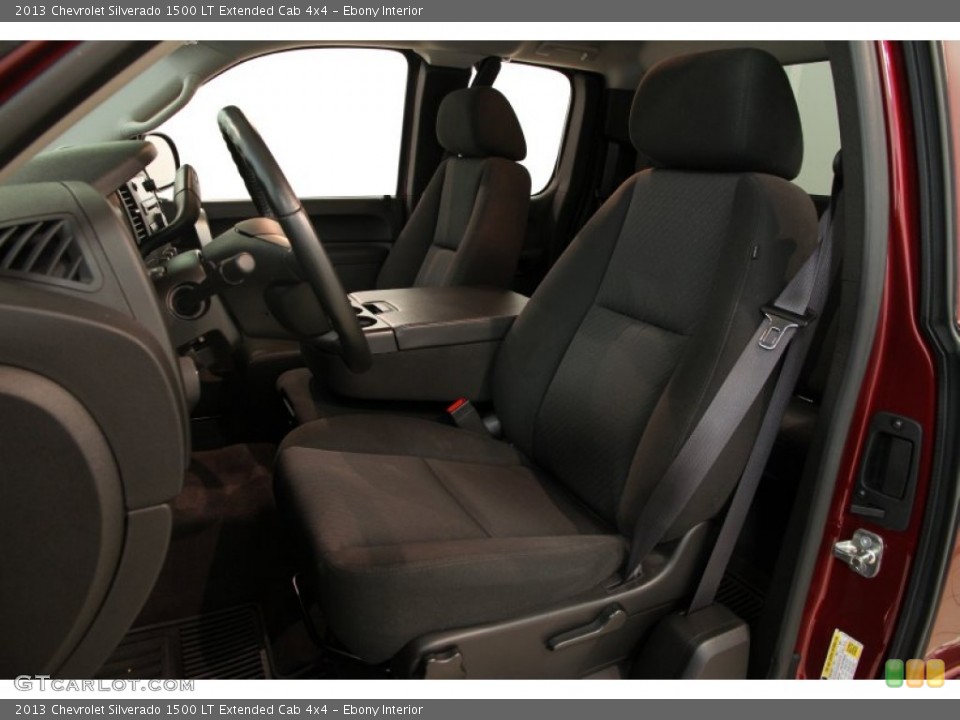 Ebony Interior Photo for the 2013 Chevrolet Silverado 1500 LT Extended Cab 4x4 #86609994