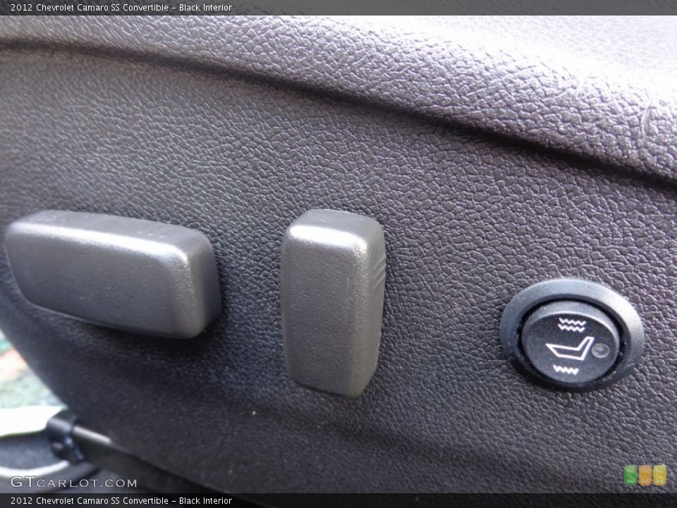 Black Interior Controls for the 2012 Chevrolet Camaro SS Convertible #86612634