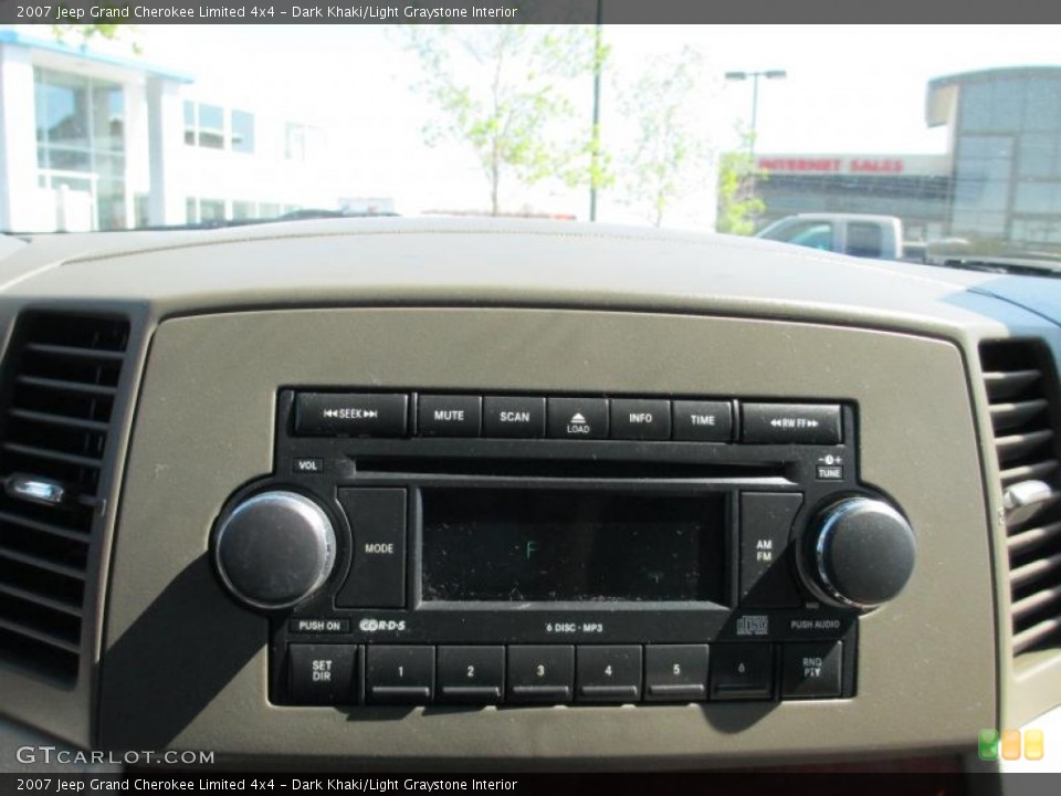 Dark Khaki/Light Graystone Interior Audio System for the 2007 Jeep Grand Cherokee Limited 4x4 #86618284