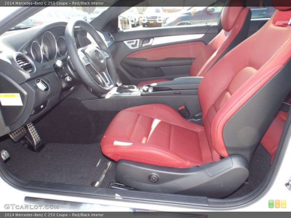 Red/Black Interior Photo for the 2014 Mercedes-Benz C 250 Coupe #86619400