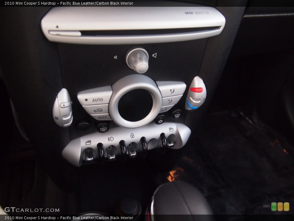 Pacific Blue Leather/Carbon Black Interior Controls for the 2010 Mini Cooper S Hardtop #86621385