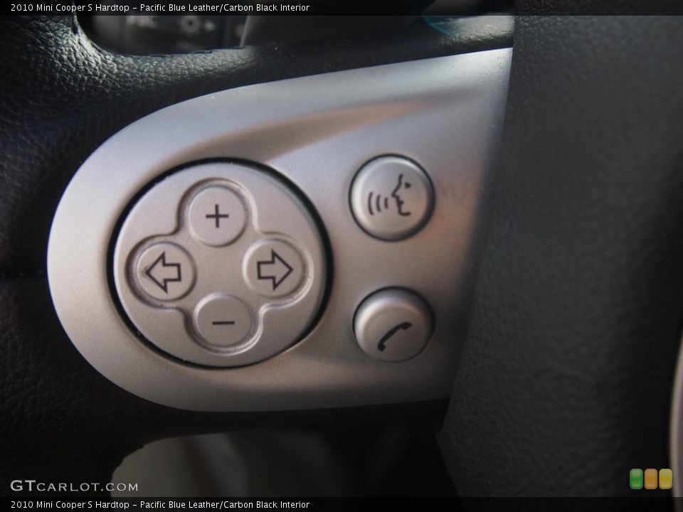 Pacific Blue Leather/Carbon Black Interior Controls for the 2010 Mini Cooper S Hardtop #86621428
