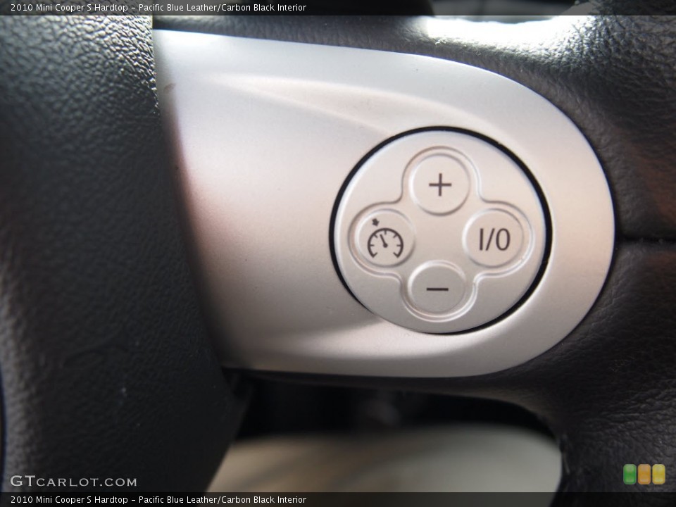 Pacific Blue Leather/Carbon Black Interior Controls for the 2010 Mini Cooper S Hardtop #86621452