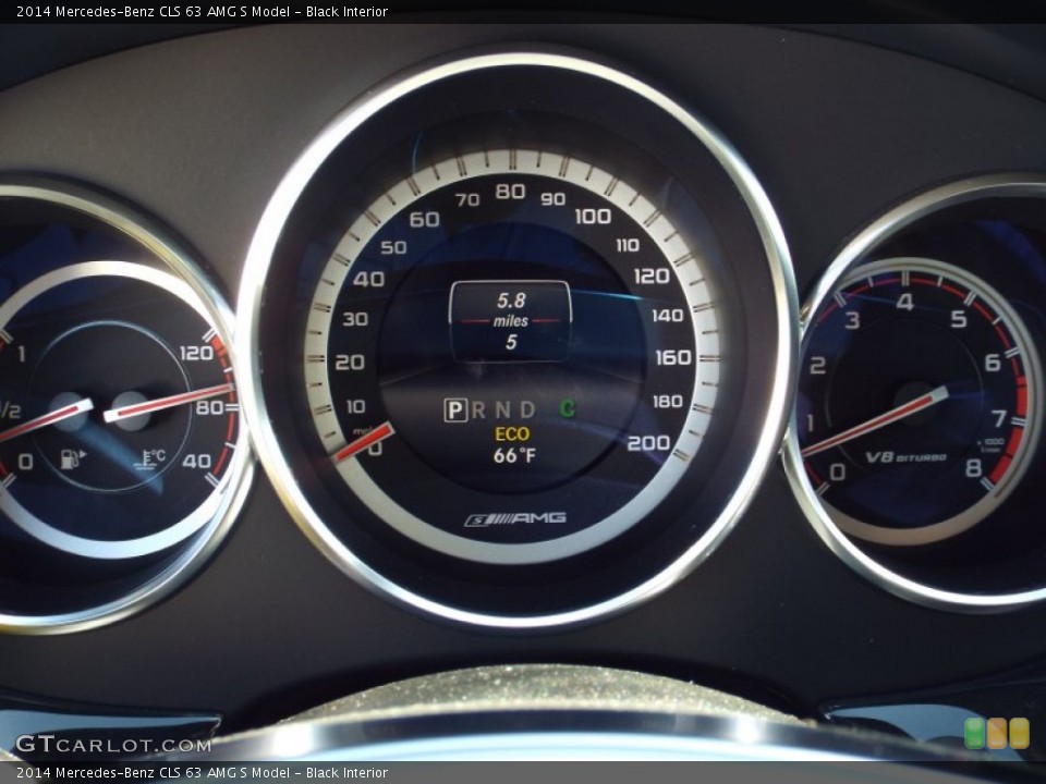 Black Interior Gauges for the 2014 Mercedes-Benz CLS 63 AMG S Model #86623141